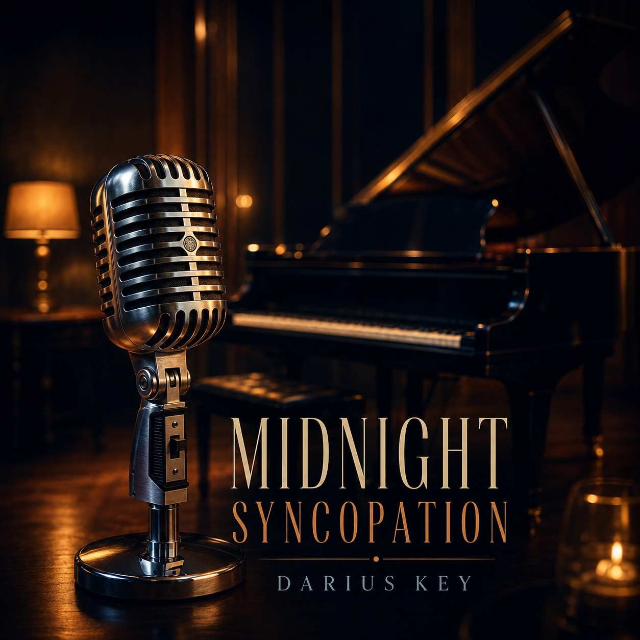 Cover artwork for “Midnight Syncopation” by Darius Key.