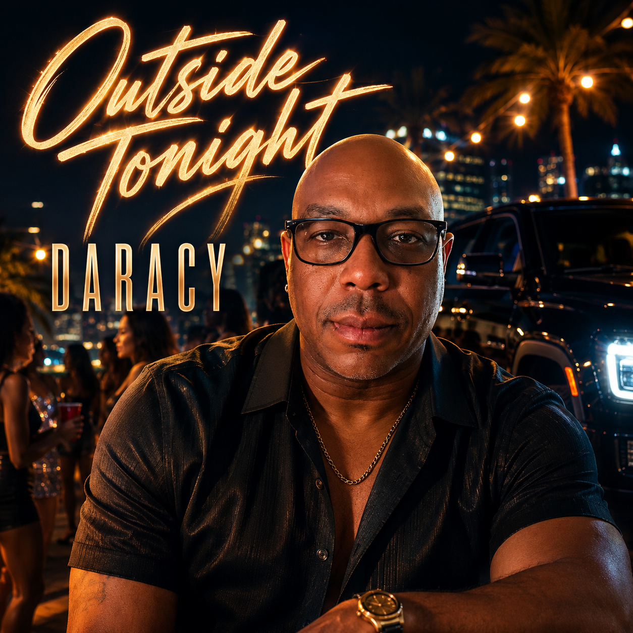 Cover artwork for “Outside Tonight” by Daracy.