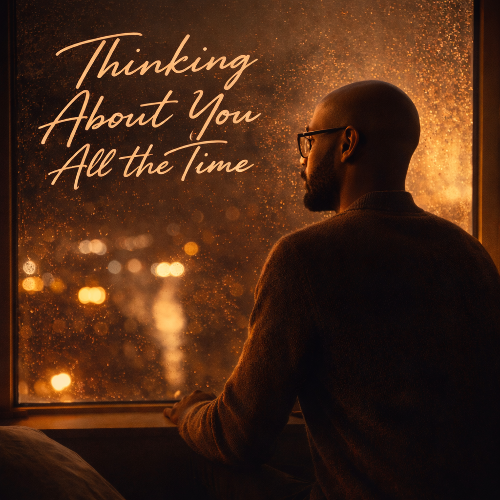Cover artwork for “Thinking About You All the Time” by Daracy.